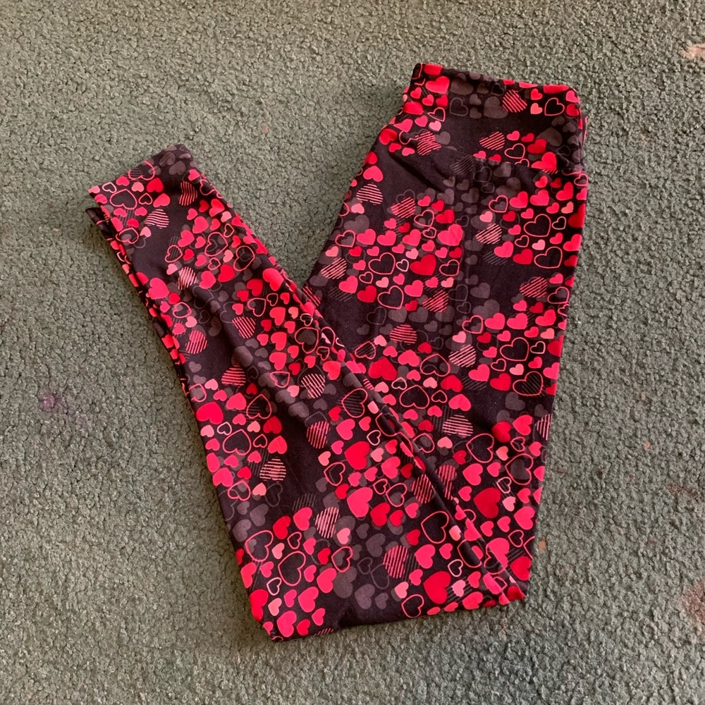 LuLaRoe heart leggings
